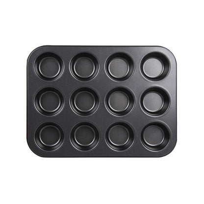 1pack Muffin Pan 6/12 Cups Square Cupcake Pan Muffin Tray Cupcake Mold Muffin Pan Carbon Steel Baking Pan Non Stick Bakeware