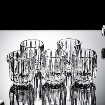 80ML/85ML Wine Glasses Luxury Cocktail Glass Sets Personalized Drinking Glasses Household Transparent Wine Glass New Year Gifts