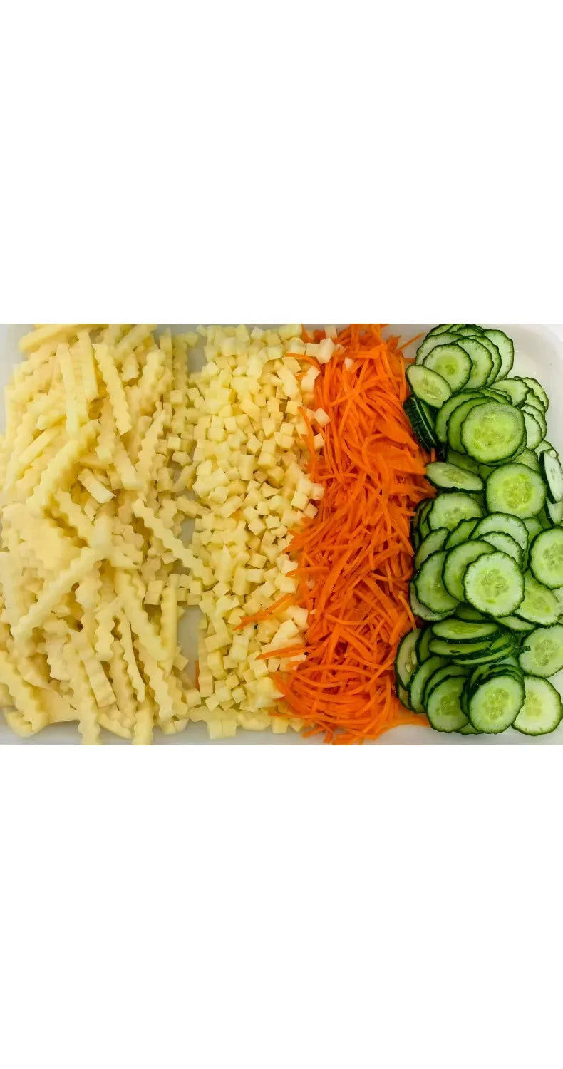 220V Vegetable Chopper  Multifunctional Electric Cutting Machine Carrot Potato Cutter Slice Shred Diced Food Processor