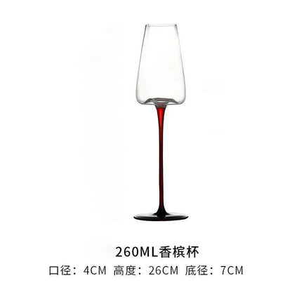 2Pcs/sets European Champagne Glass Goblet Gift Box Creative Crystal Glass Red Wine Champagne Glass Friends And Couples Gift