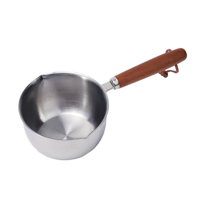 Stainless Steel Hot Oil Pot Milk Pan Stainless Steel Sauce Small Saucepan Cooking Boiling Butter Warmer Melting Kitchen Pan