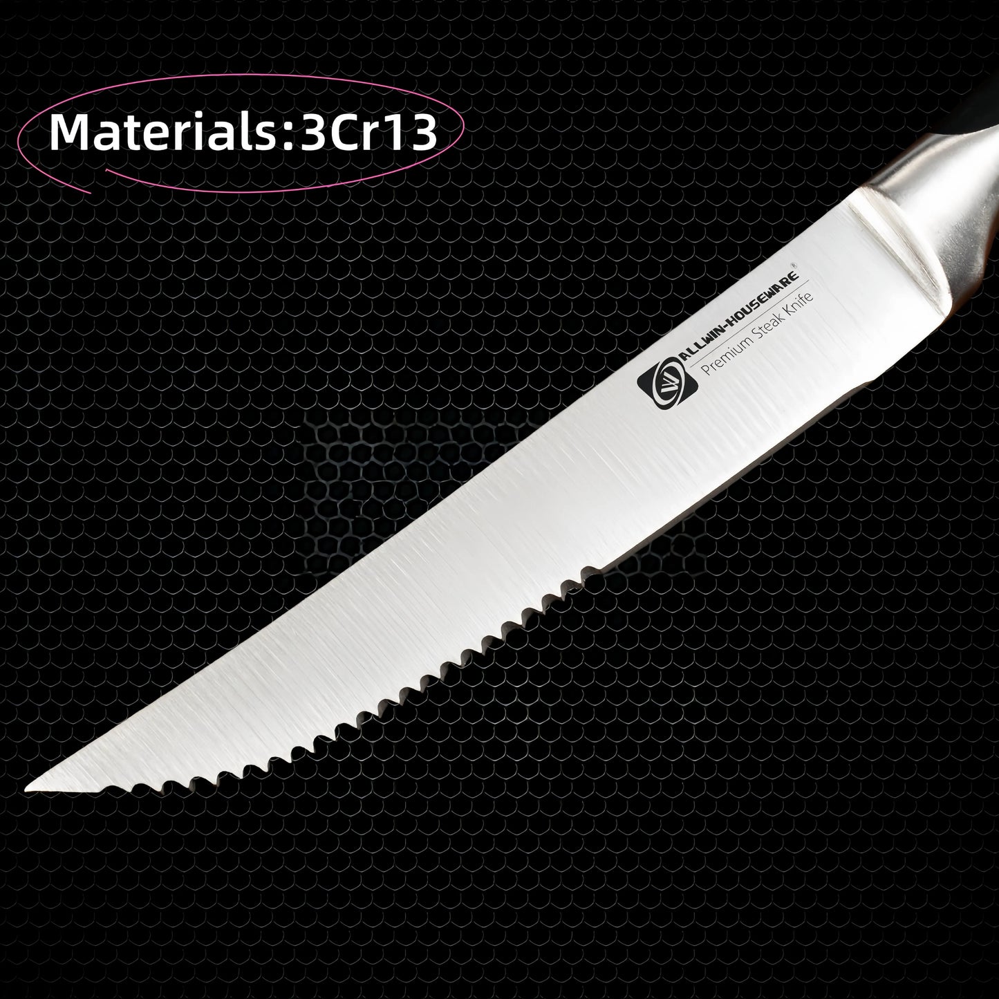 1/4/6/8 German High Carbon Stainless Steel Steak Knife Set Table Knife And Table Fork Set Double Forged Full Handle Dinner Knife