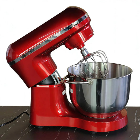 Aucma Stand Mixer 6.5QT 660W 6-Speed Kitchen Electric Food Mixer Bowl with Handle Stainless Steel Bowl