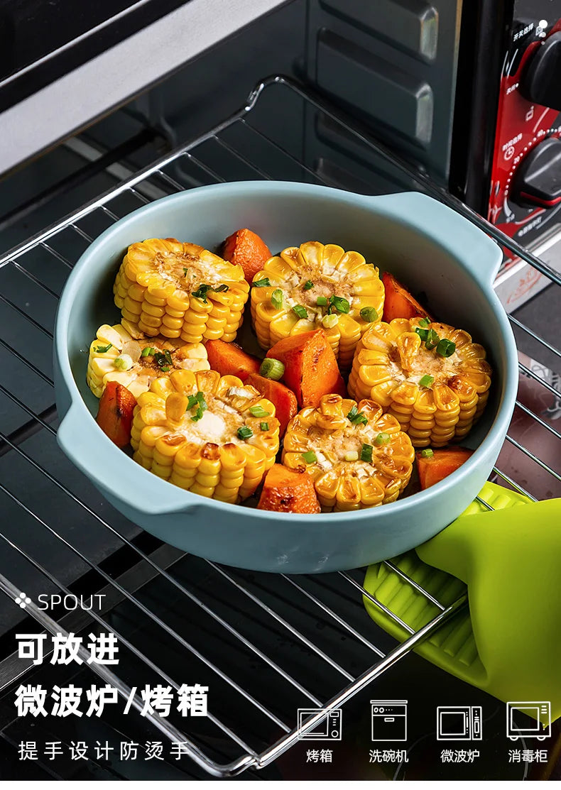 Bread Pan for Baking Tools and Accessories Oven Tray Kitchen Utensil Porcelain Dishes Cooking Utensils Bakeware Ceramic Pans Bar