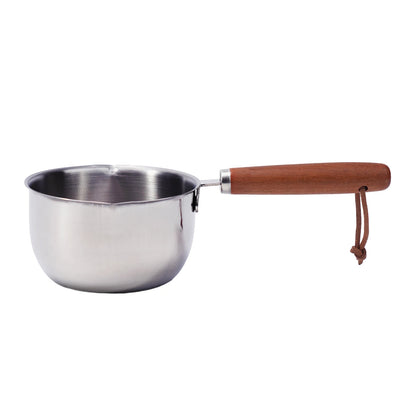 Stainless Steel Hot Oil Pot Milk Pan Stainless Steel Sauce Small Saucepan Cooking Boiling Butter Warmer Melting Kitchen Pan