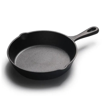 Cast Iron Frying Pan 14/16/20cm Non-stick Fried Steak Pot Egg Pancake Skillet for Gas Induction Cooker Universal Cookware