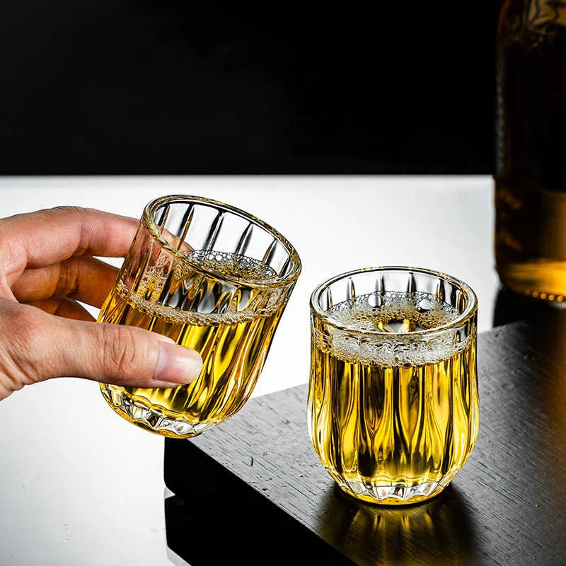 80ML/85ML Wine Glasses Luxury Cocktail Glass Sets Personalized Drinking Glasses Household Transparent Wine Glass New Year Gifts
