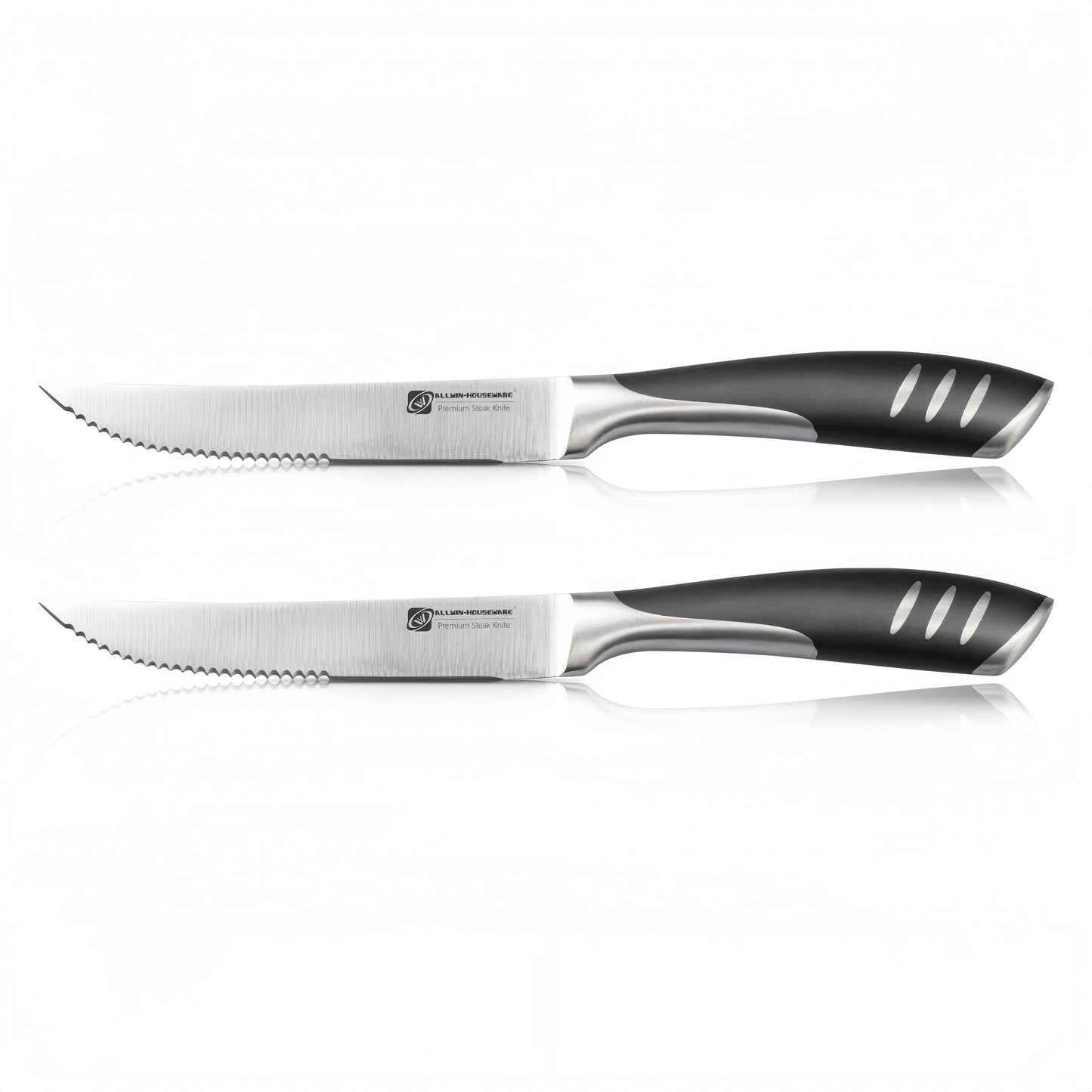 1/4/6/8 German High Carbon Stainless Steel Steak Knife Set Table Knife And Table Fork Set Double Forged Full Handle Dinner Knife