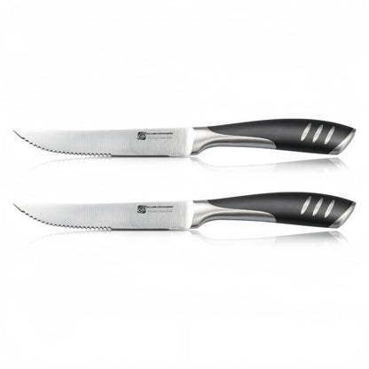 1/4/6/8 German High Carbon Stainless Steel Steak Knife Set Table Knife And Table Fork Set Double Forged Full Handle Dinner Knife