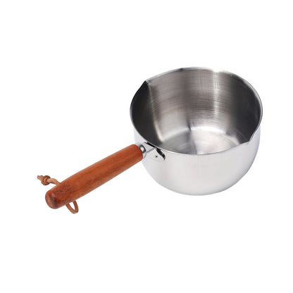 Stainless Steel Hot Oil Pot Milk Pan Stainless Steel Sauce Small Saucepan Cooking Boiling Butter Warmer Melting Kitchen Pan