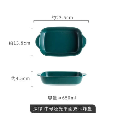 Bread Pan for Baking Tools and Accessories Oven Tray Kitchen Utensil Porcelain Dishes Cooking Utensils Bakeware Ceramic Pans Bar