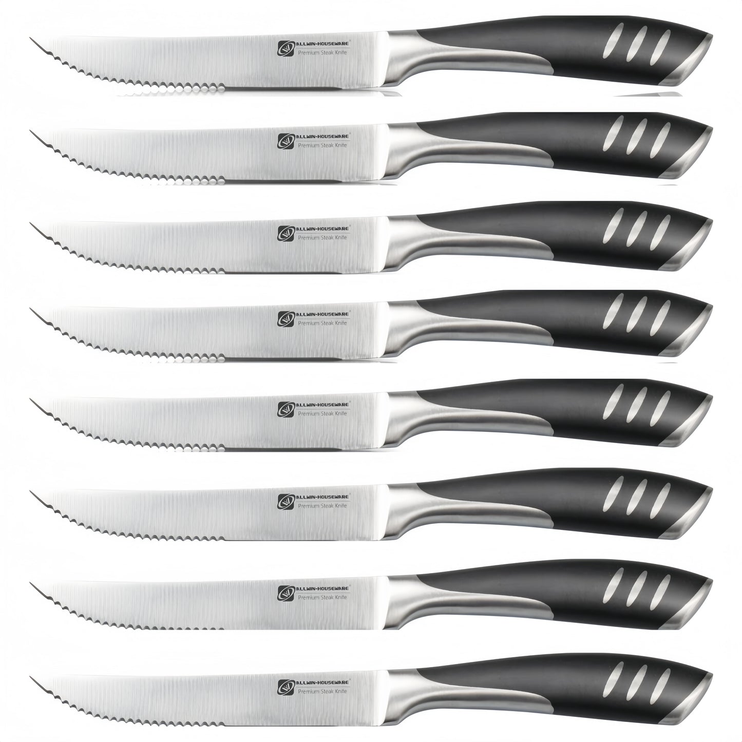 1/4/6/8 German High Carbon Stainless Steel Steak Knife Set Table Knife And Table Fork Set Double Forged Full Handle Dinner Knife