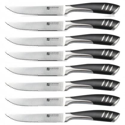 1/4/6/8 German High Carbon Stainless Steel Steak Knife Set Table Knife And Table Fork Set Double Forged Full Handle Dinner Knife