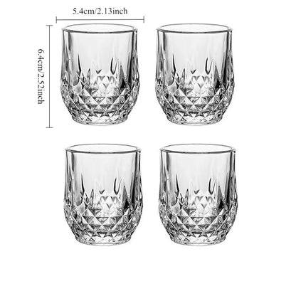 80ML/85ML Wine Glasses Luxury Cocktail Glass Sets Personalized Drinking Glasses Household Transparent Wine Glass New Year Gifts